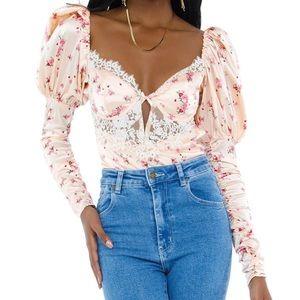 For Love & Lemons Aster Bodysuit